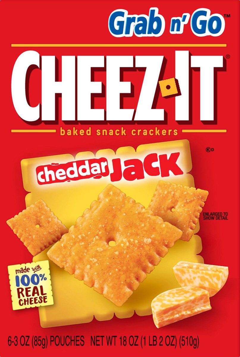slide 6 of 7, Cheez-It Cheddar Jack - 3 oz, 3 oz