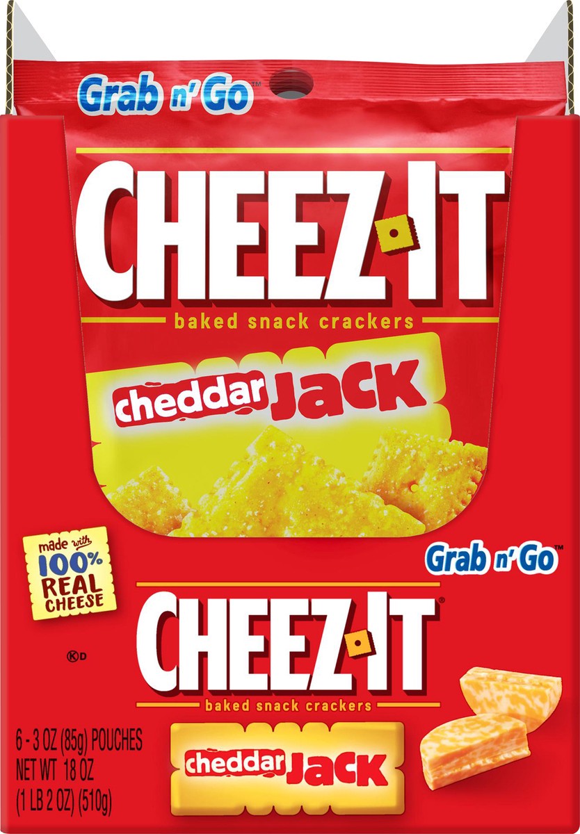slide 2 of 7, Cheez-It Cheddar Jack - 3 oz, 3 oz