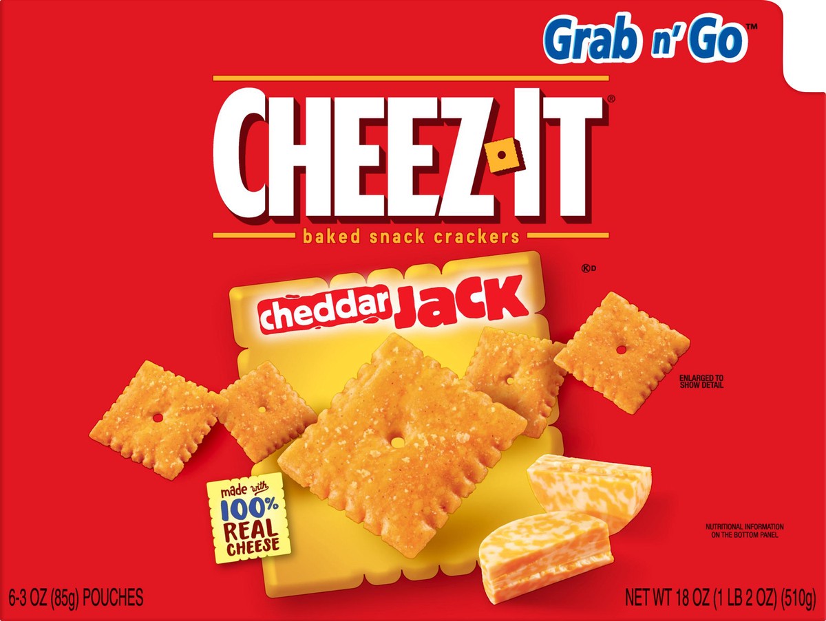 slide 4 of 7, Cheez-It Cheddar Jack - 3 oz, 3 oz