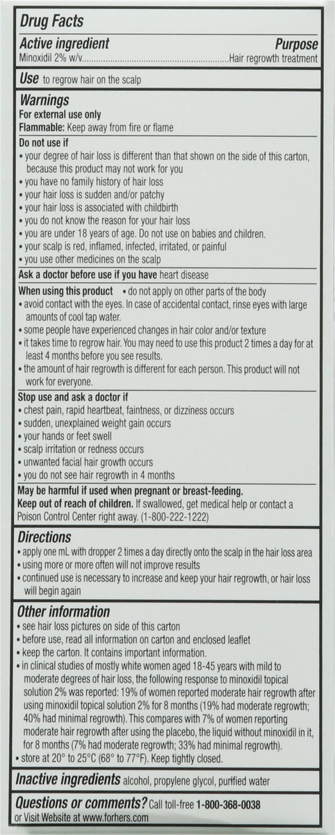 slide 5 of 9, Hers Unscented Hair Regrowth Treatment For Women 2 fl oz, 2 fl oz