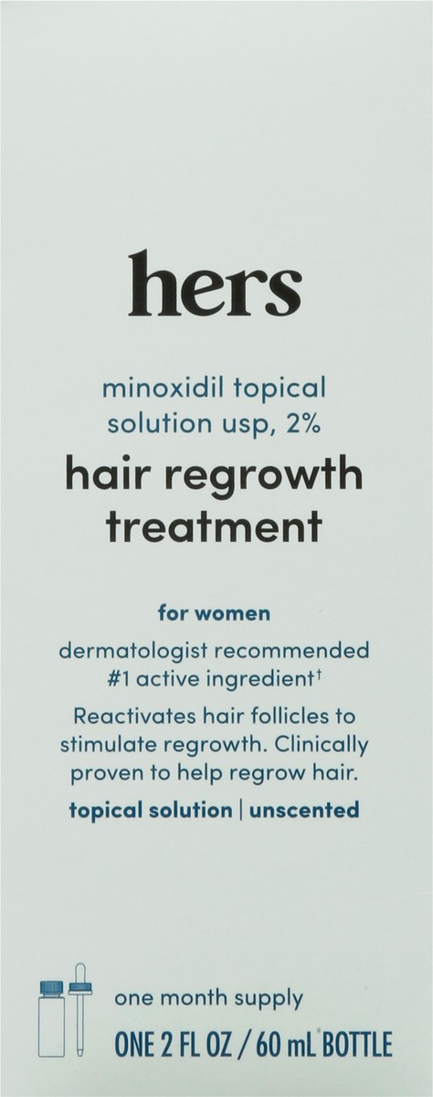 slide 1 of 9, Hers Unscented Hair Regrowth Treatment For Women 2 fl oz, 2 fl oz