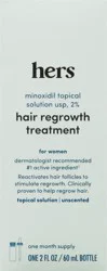 Hers Unscented Hair Regrowth Treatment For Women 2 fl oz