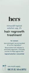 Hers Unscented Hair Regrowth Treatment For Women 2 fl oz