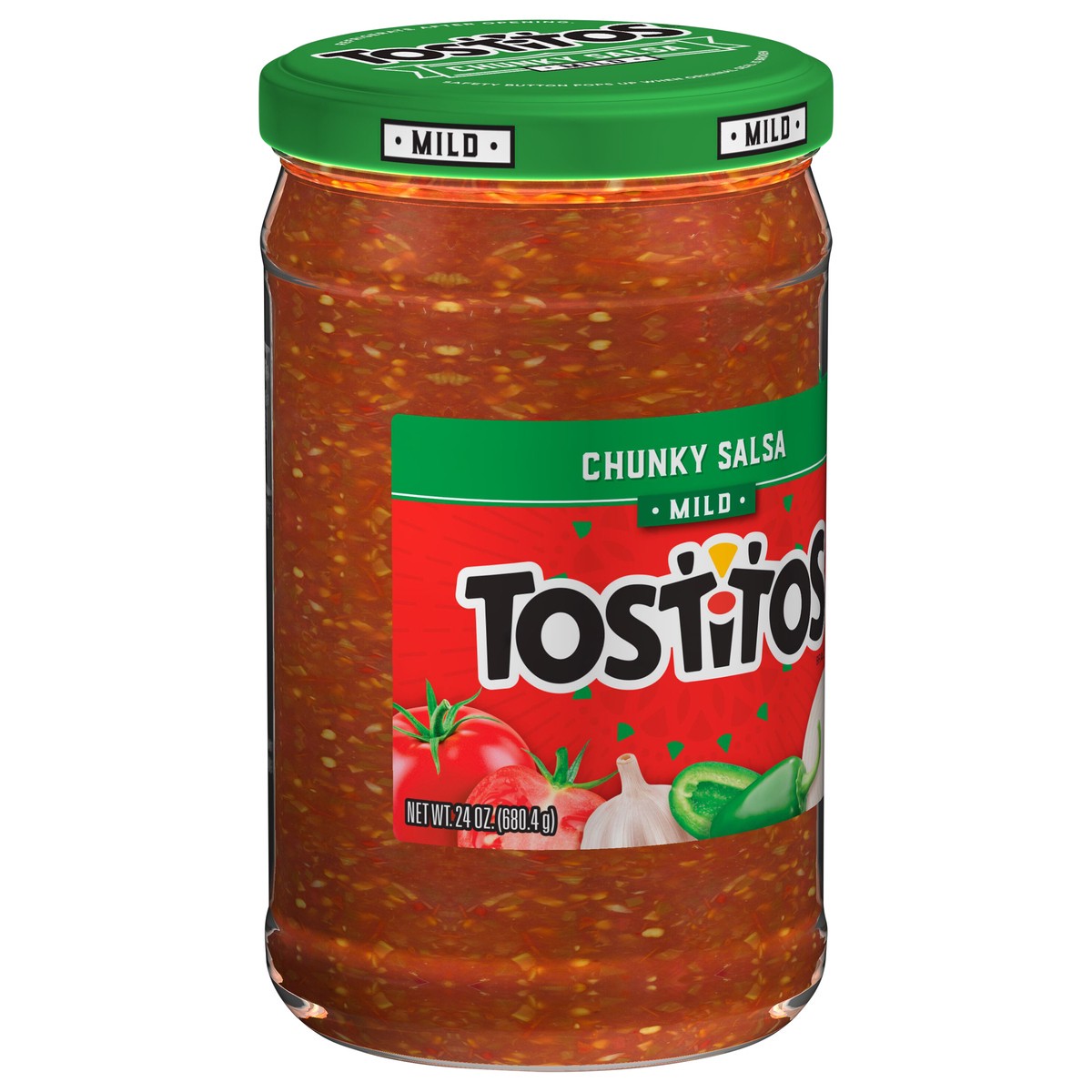 slide 2 of 9, Tostitos Mild Chunky Salsa - 24oz, 24 oz