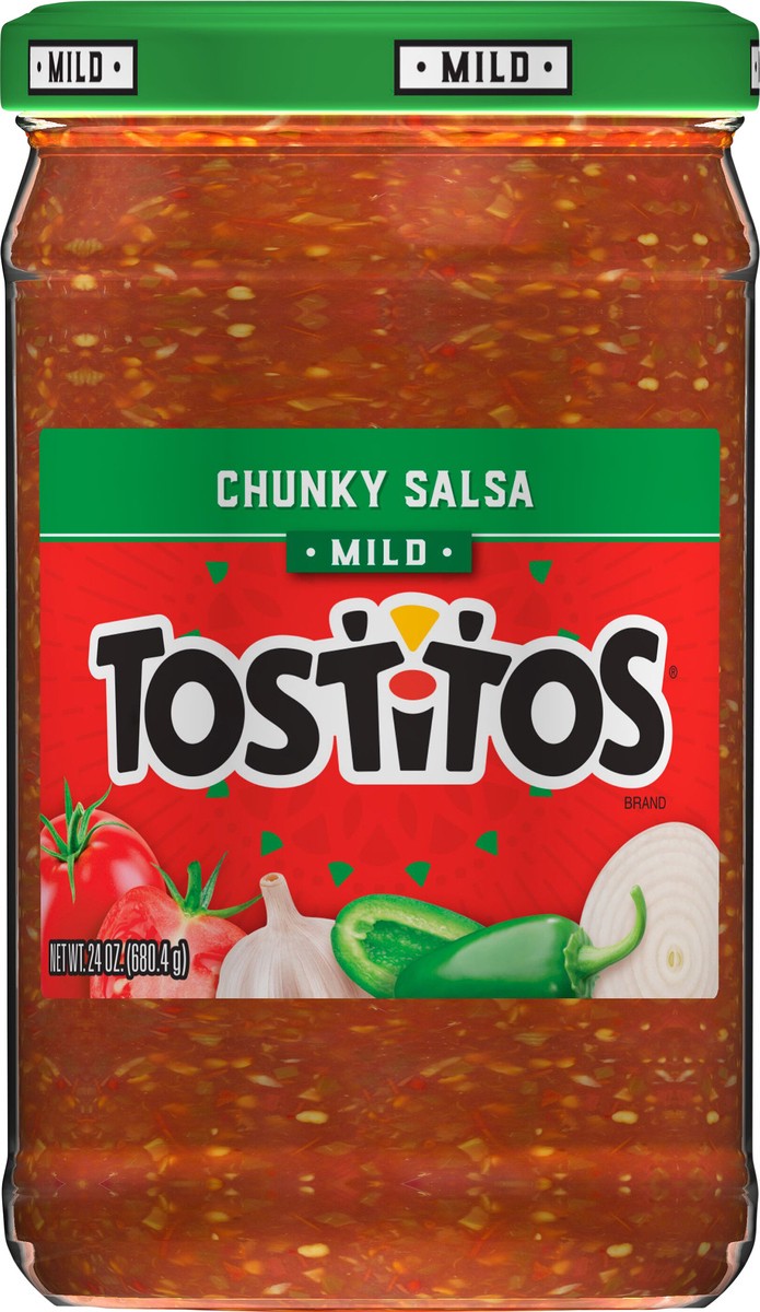 slide 1 of 9, Tostitos Chunky Salsa Mild 24 Oz, 24.0 oz