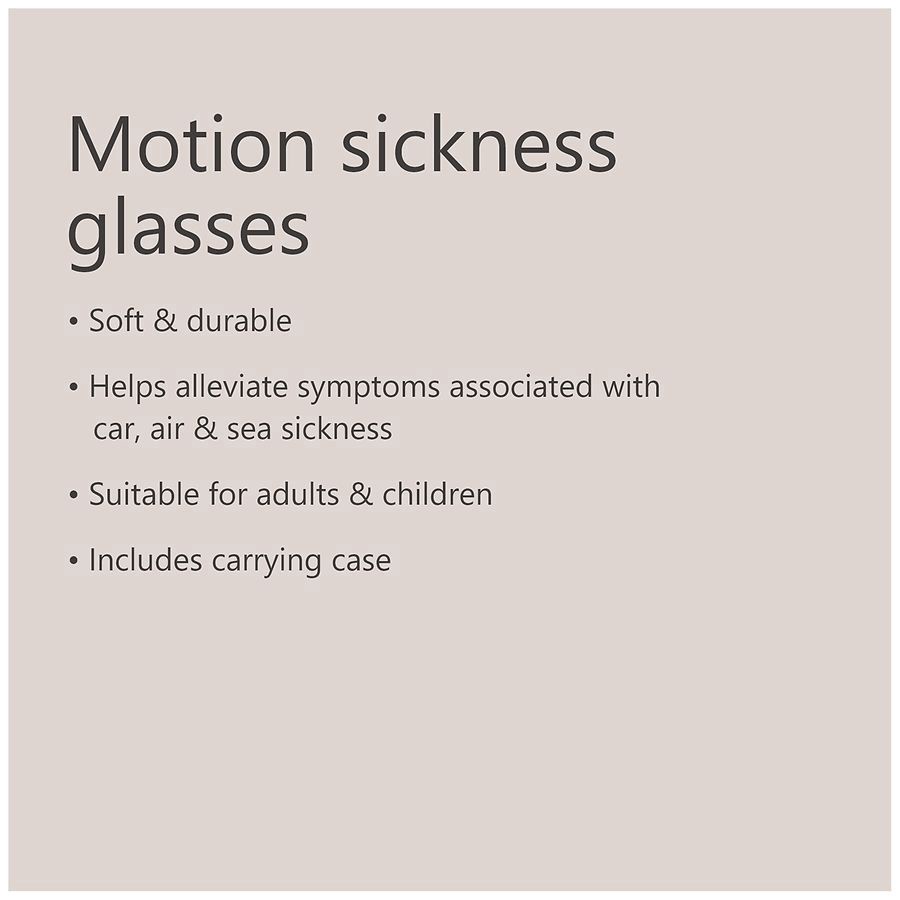 slide 5 of 5, Walgreens Motion Sickness Glasses, 1 ct
