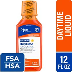 Kroger Daytime Cold & Flu Relief Liquid