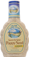 slide 1 of 1, Olde Cape Cod Light Sweet & Sour Poppy Seed Dressing, 16 fl oz