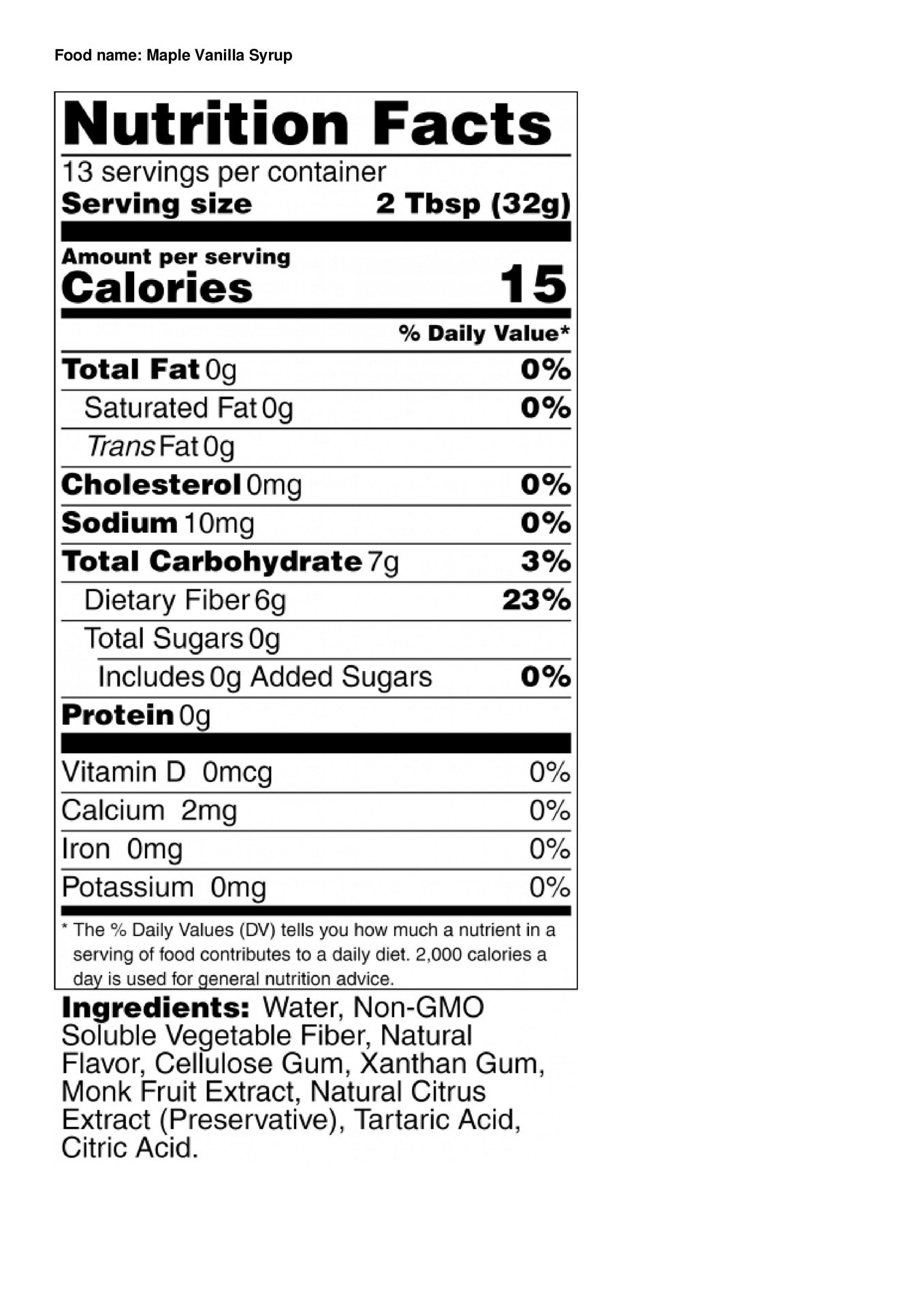 slide 2 of 2, Birch Benders Monk Fruit Sweetened Pancake Maple Vanilla Flavor Syrup 13 fl oz, 13 oz