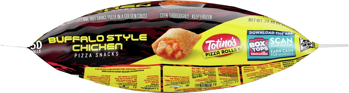 slide 3 of 9, Totino's Pizza Rolls, FaZe Clan Buffalo Style Chicken, Frozen Snacks, 50 ct, 50 ct