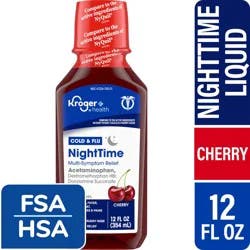 Kroger Health Cherry Cold & Flu Nighttime