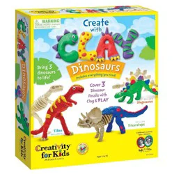Creativity for Kids Create with Clay Dinosaurs - Creativity for Kids