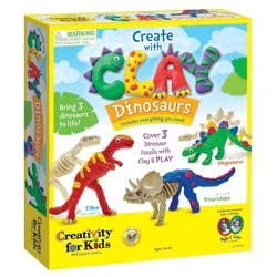 Creativity for Kids Create with Clay Dinosaurs - Creativity for Kids