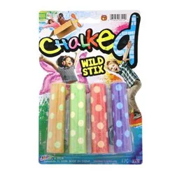 Ja-Ru Wild Stix Chalk - 4 ct
