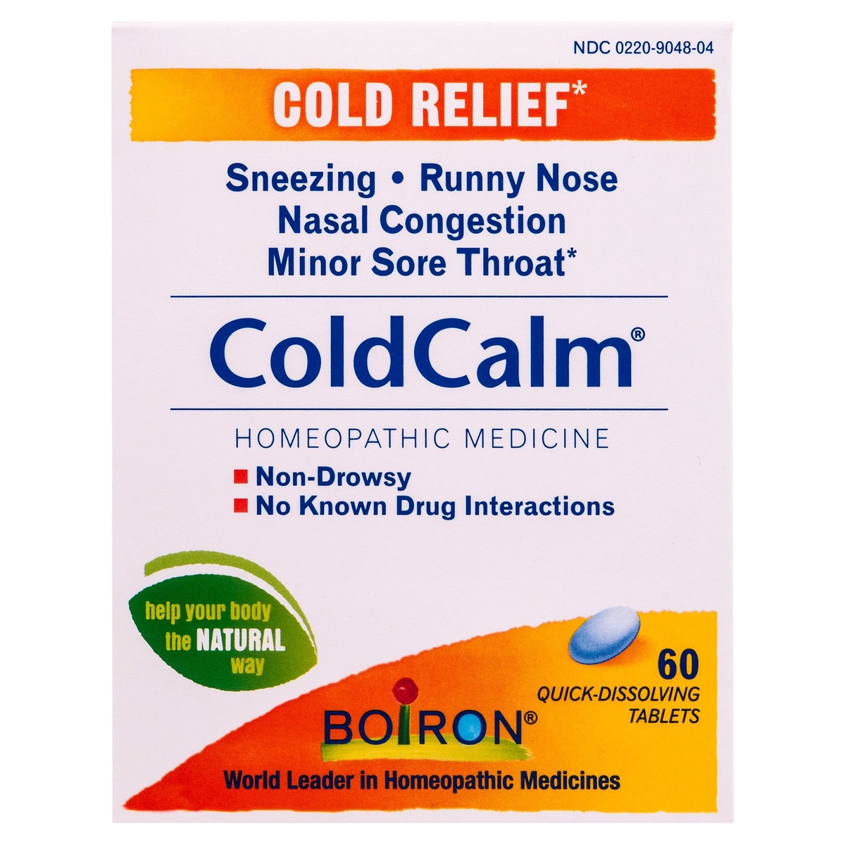 slide 1 of 1, Boiron Coldcalm Cold Relief Quick Dissolving Tablets, 60 ct