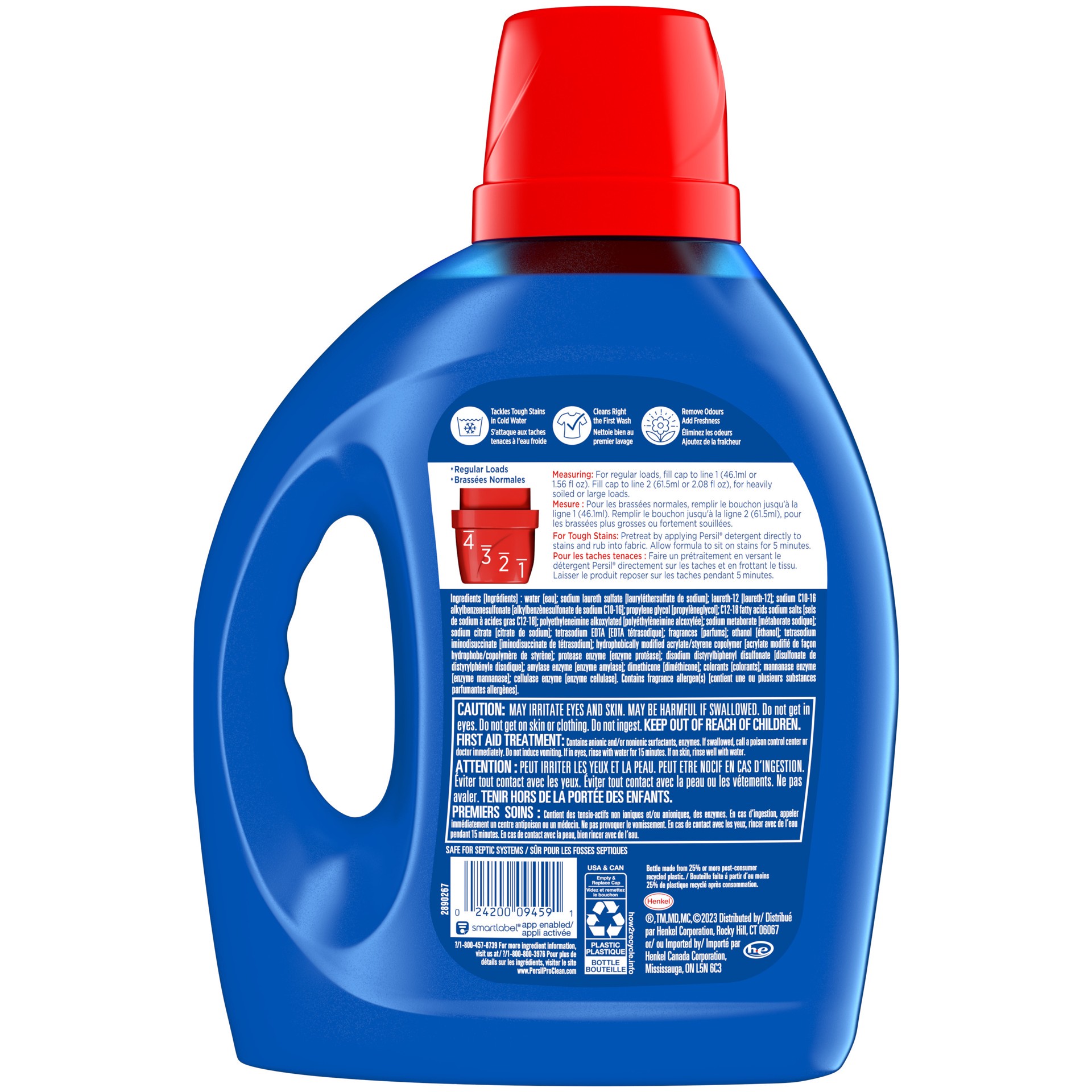 slide 1 of 3, Persil ProClean Liquid Laundry Detergent, Original, 75 Fluid Ounces, 48 Loads, 75 fl oz