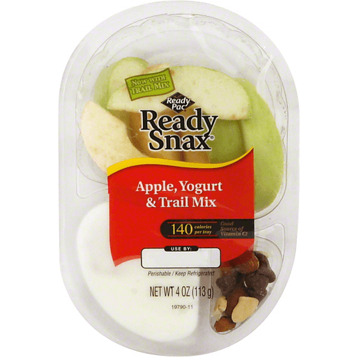slide 1 of 1, Ready Pac Apple, Yogurt & Trail Mix Ready Snax , 4 oz