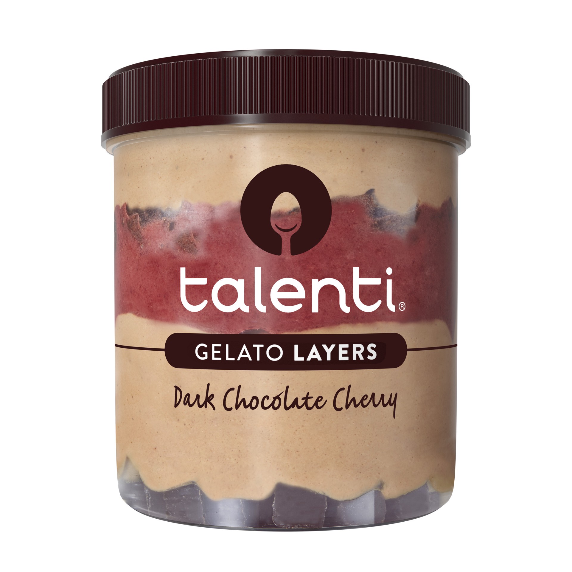 slide 1 of 5, Talenti Layers Gelato Dark Chocolate Cherry, 323.1g, 323 g