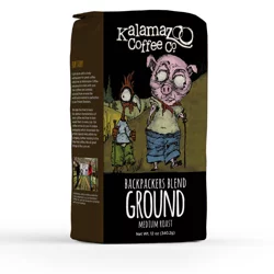 Kalamazoo Coffee Backpackers Blend Ground Coffee - 12 oz