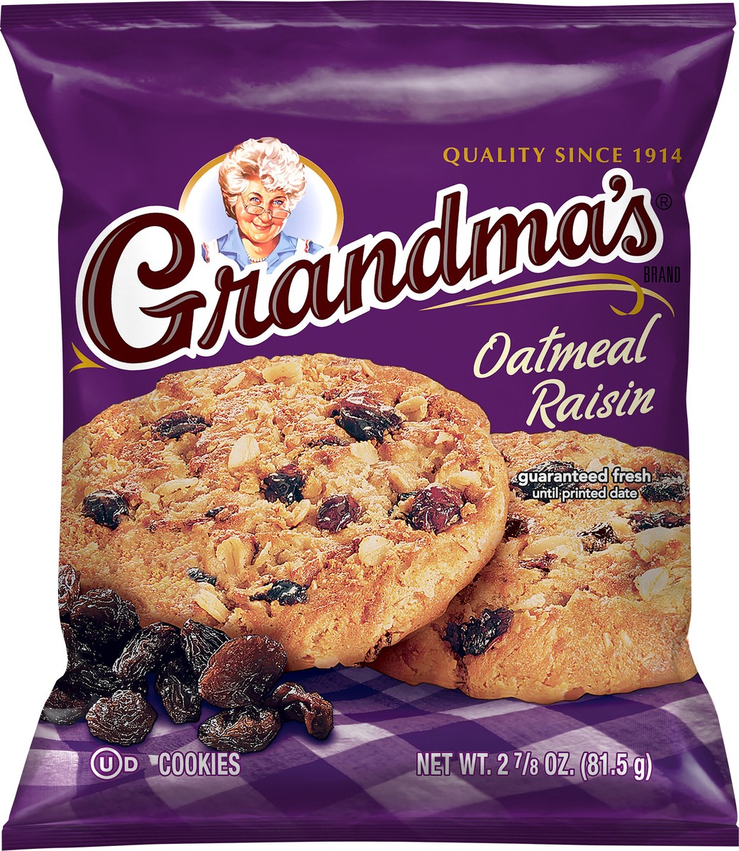 slide 4 of 6, Grandma's Cookies Oatmeal Raisin 2 7/8 Oz, 2 ct