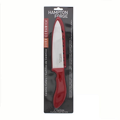 slide 1 of 1, Hampton Forge 6" Chef Knife, Red, 1 ct