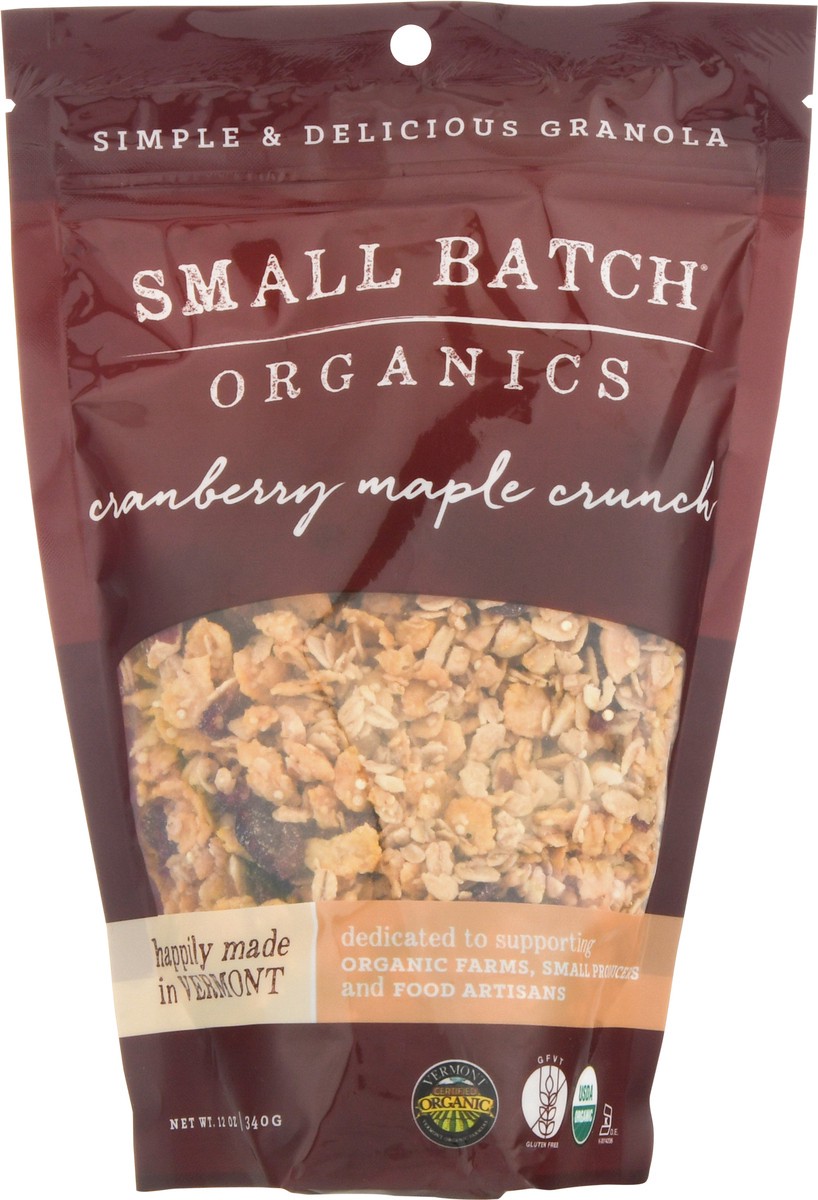 slide 12 of 12, Small Batch Organics Cranberry Maple Crunch Granola 12 oz, 12 oz