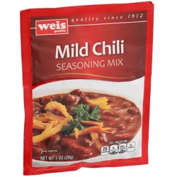 Weis Quality Mild Chili Seasoning Mix