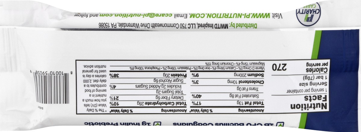 slide 10 of 13, Performance Inspired Nutrition Bar 2.0 Peanut Butter Protein Bar 2.47 oz, 2.47 oz