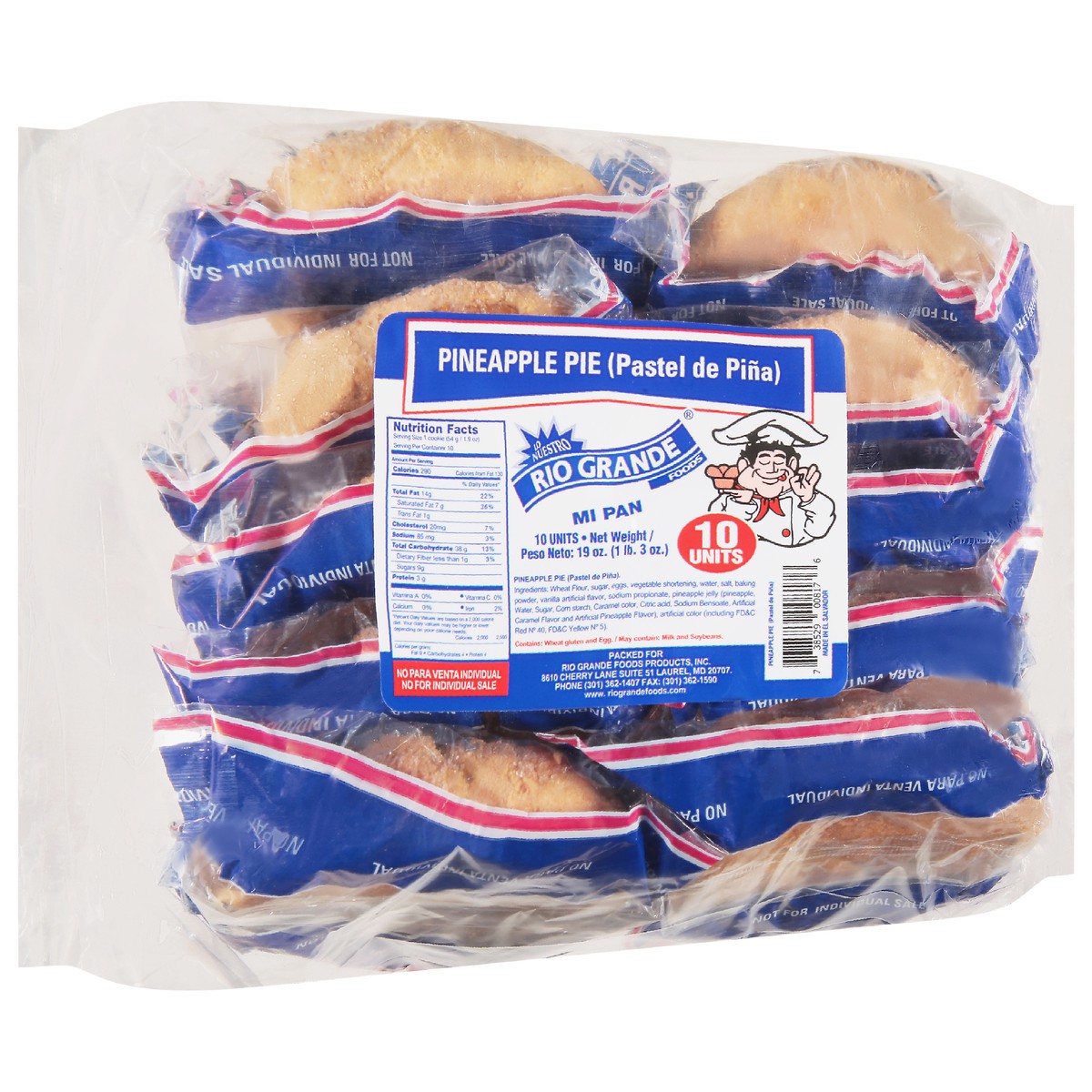 slide 9 of 9, Rio Grande Pineapple Pie 10 Units 10 ea, 10 ct