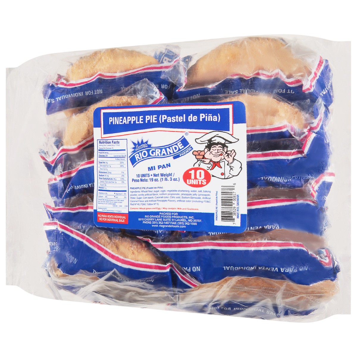 slide 8 of 9, Rio Grande Pineapple Pie 10 Units 10 ea, 10 ct