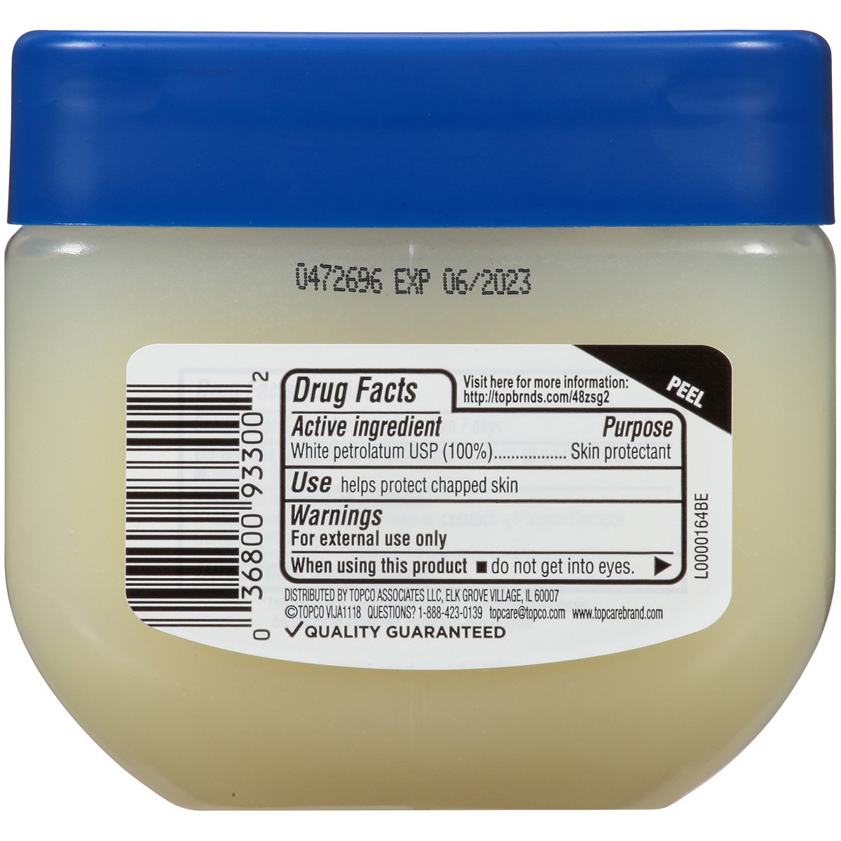 slide 5 of 9, TopCare 100% Pure Petroleum Jelly, 7.5 oz