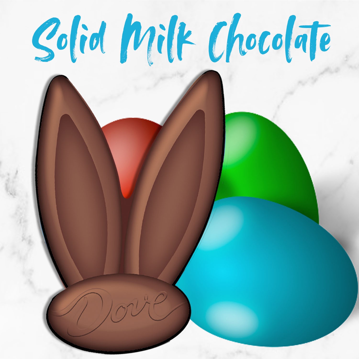 slide 2 of 8, DOVE Milk Chocolate Bunny Ears Easter Candy, 1.5 oz, 1.5 oz