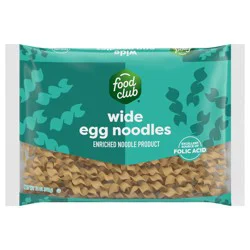 Food Club Wide Egg Noodles 12 oz