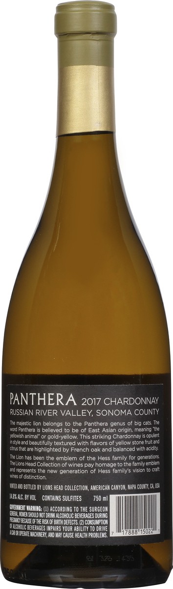 slide 6 of 9, Panthera Chardonnay Russian River Wine, 750 ml