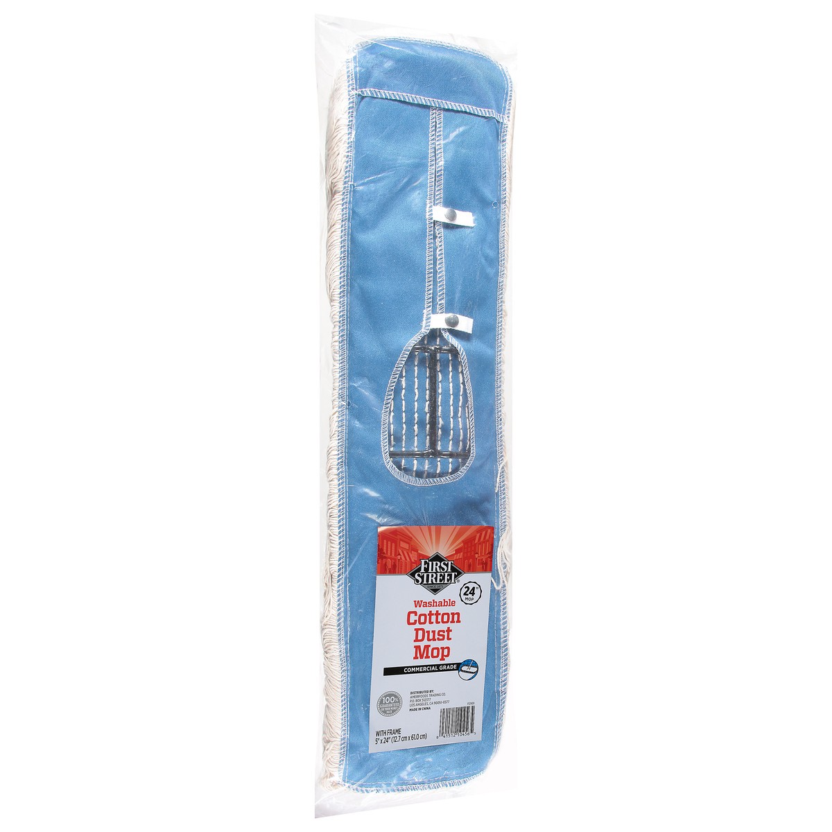 slide 4 of 4, First Street 24 Inch Washable Mop And Frame, 1 ct