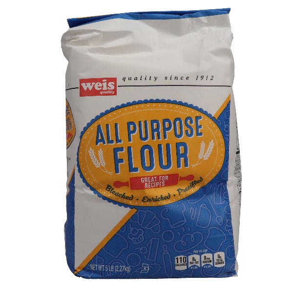 slide 1 of 1, Weis Quality All Purpose Flour, 5 lb