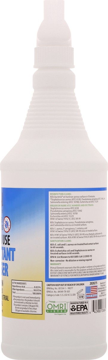 slide 6 of 12, Primal Elements Disinfectant Cleanser 32 oz, 32 oz