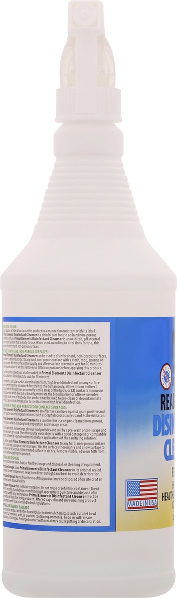 slide 5 of 12, Primal Elements Disinfectant Cleanser 32 oz, 32 oz