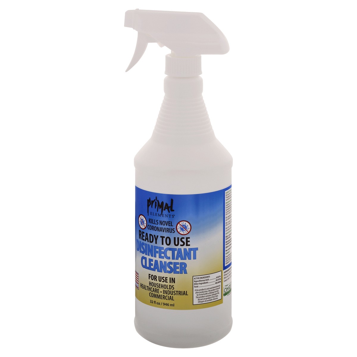 slide 7 of 12, Primal Elements Disinfectant Cleanser 32 oz, 32 oz