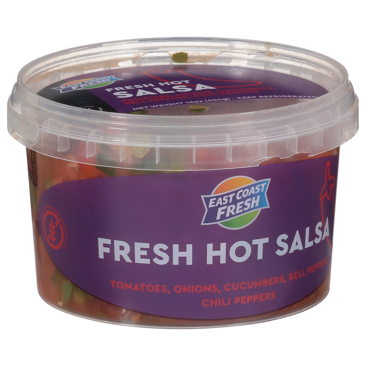 slide 2 of 11, East Coast Fresh Fresh Hot Salsa 16 oz, 16 oz