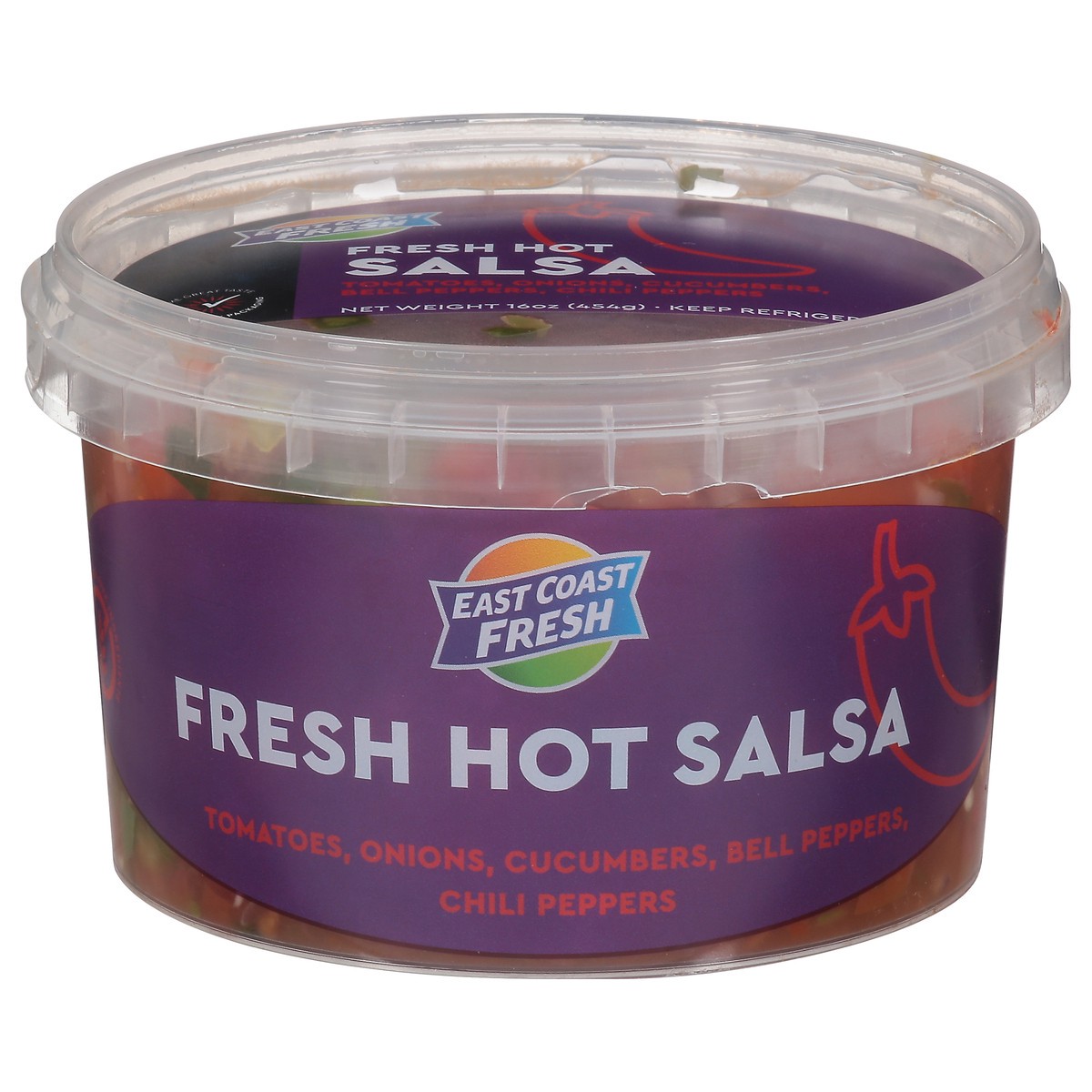 slide 11 of 11, East Coast Fresh Fresh Hot Salsa 16 oz, 16 oz
