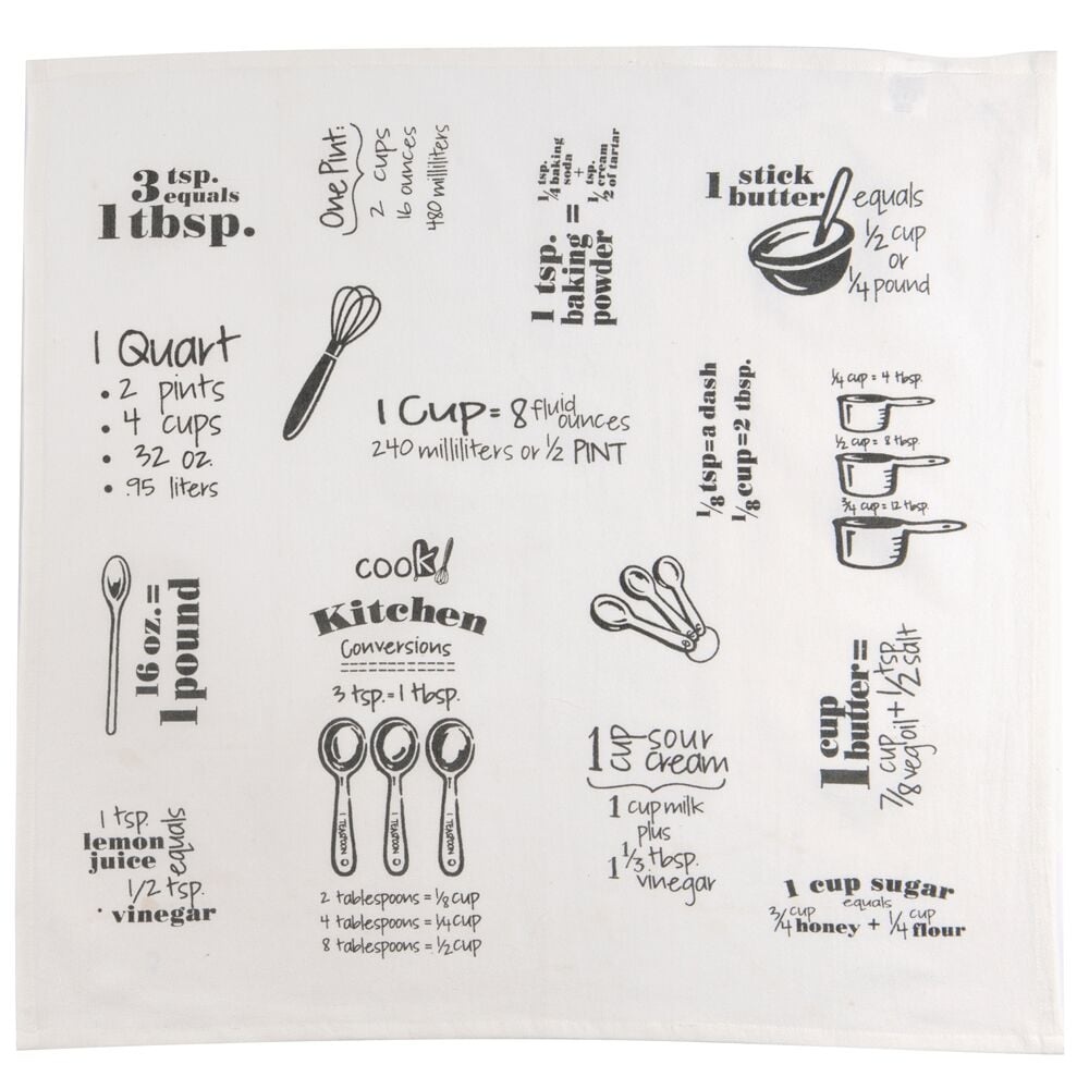 slide 1 of 1, Kay Dee Designs Cook Flour-Sack Towel - Graphite, 1 ct