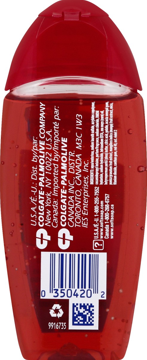 slide 4 of 6, Softsoap Pomegranate & Mango Infusions Moisturizing Body Wash, 2 oz