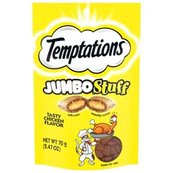 Temptations Jumbo Stuff Tasty Chicken Flavor Treat for Cats 2.47 oz