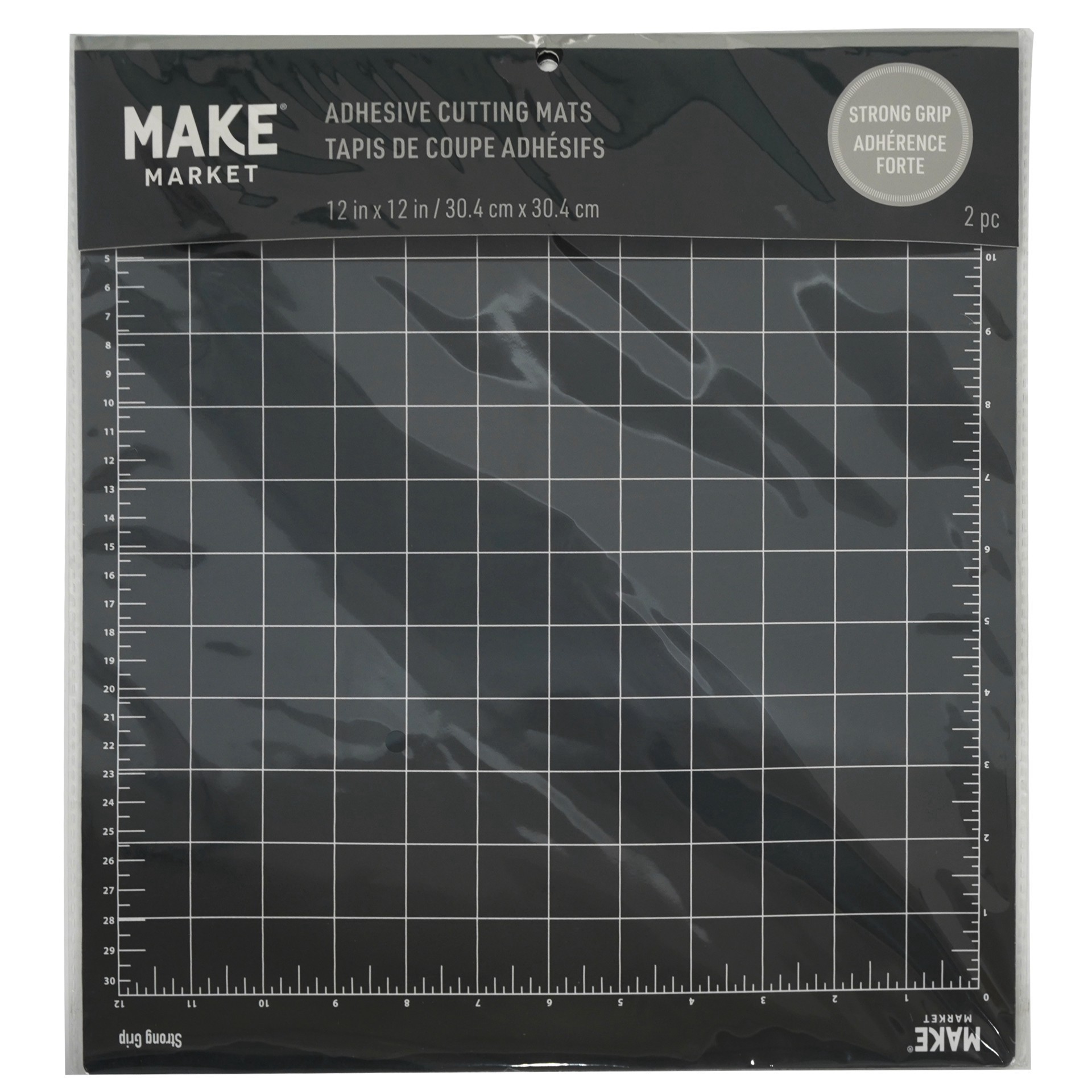 slide 2 of 4, 12" X 12" Strong Grip Adhesive Cutting Mats, 2ct. By Make Market, 2 ct