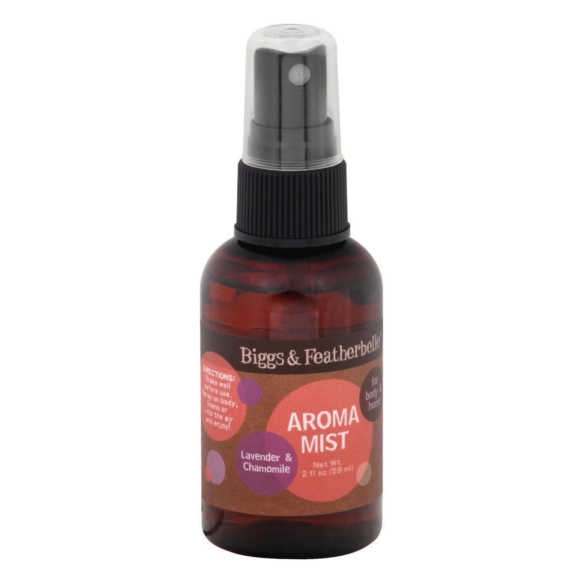 slide 7 of 9, Biggs & Featherbelle Lavendar & Chamomile Body & Home Aroma Mist, 1 ct