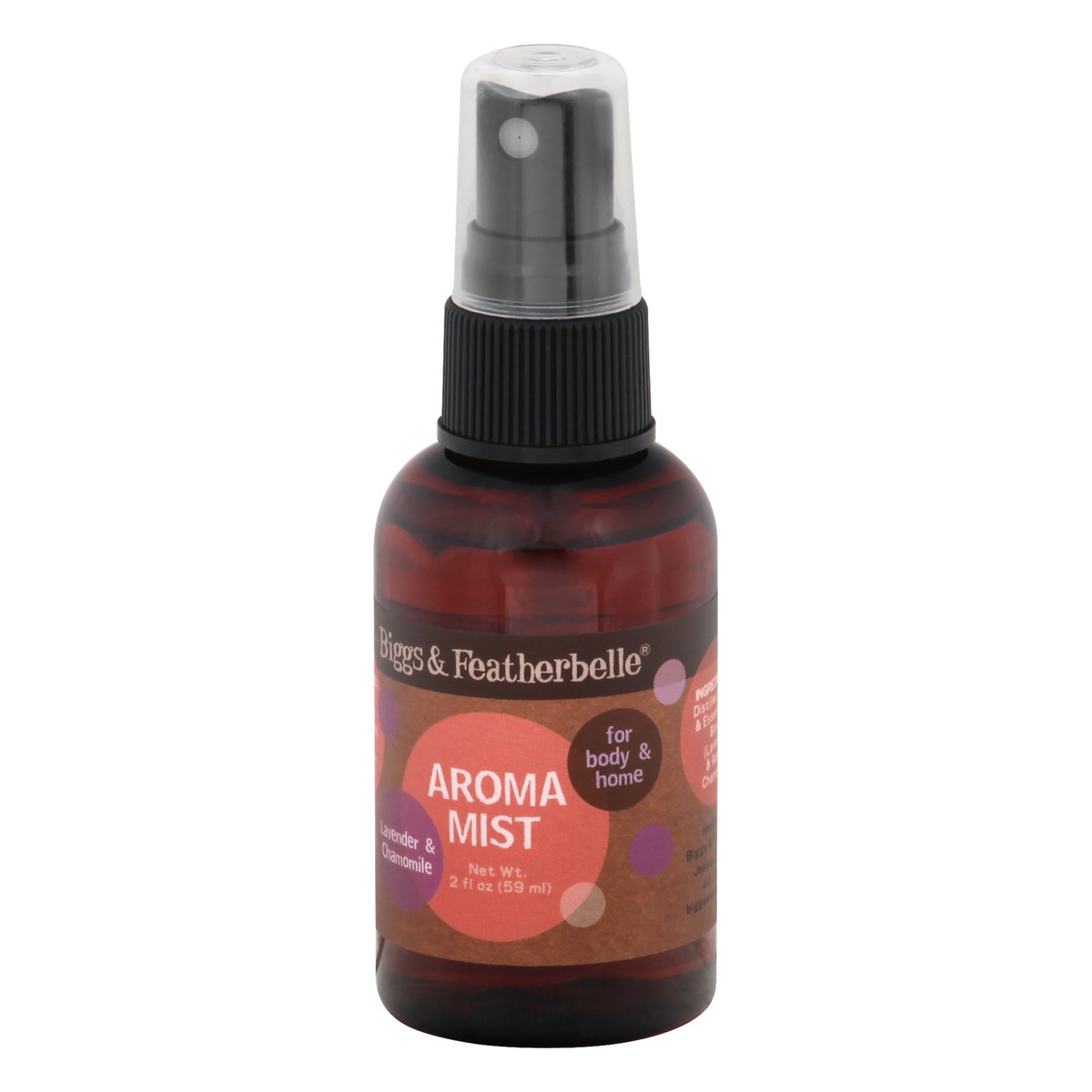slide 6 of 9, Biggs & Featherbelle Lavendar & Chamomile Body & Home Aroma Mist, 1 ct