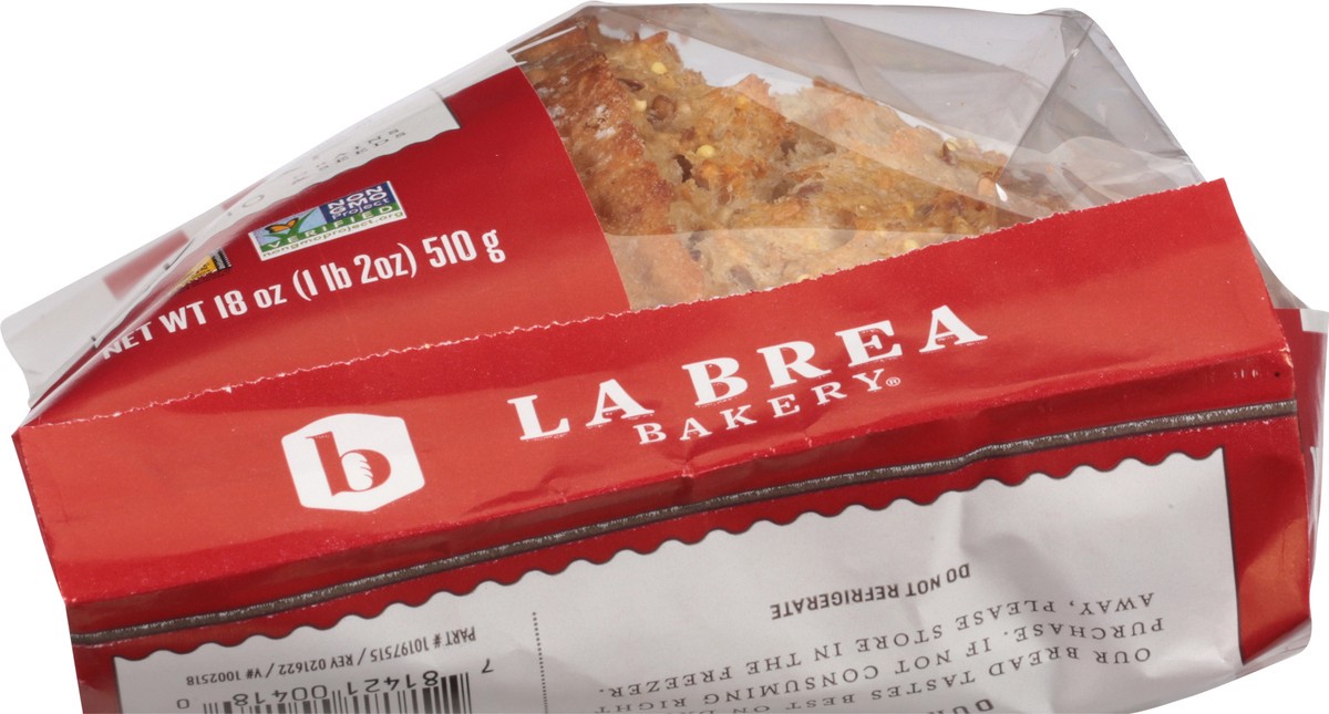 slide 7 of 7, La Brea Bakery Whole Grain Loaf 18 oz, 18 oz