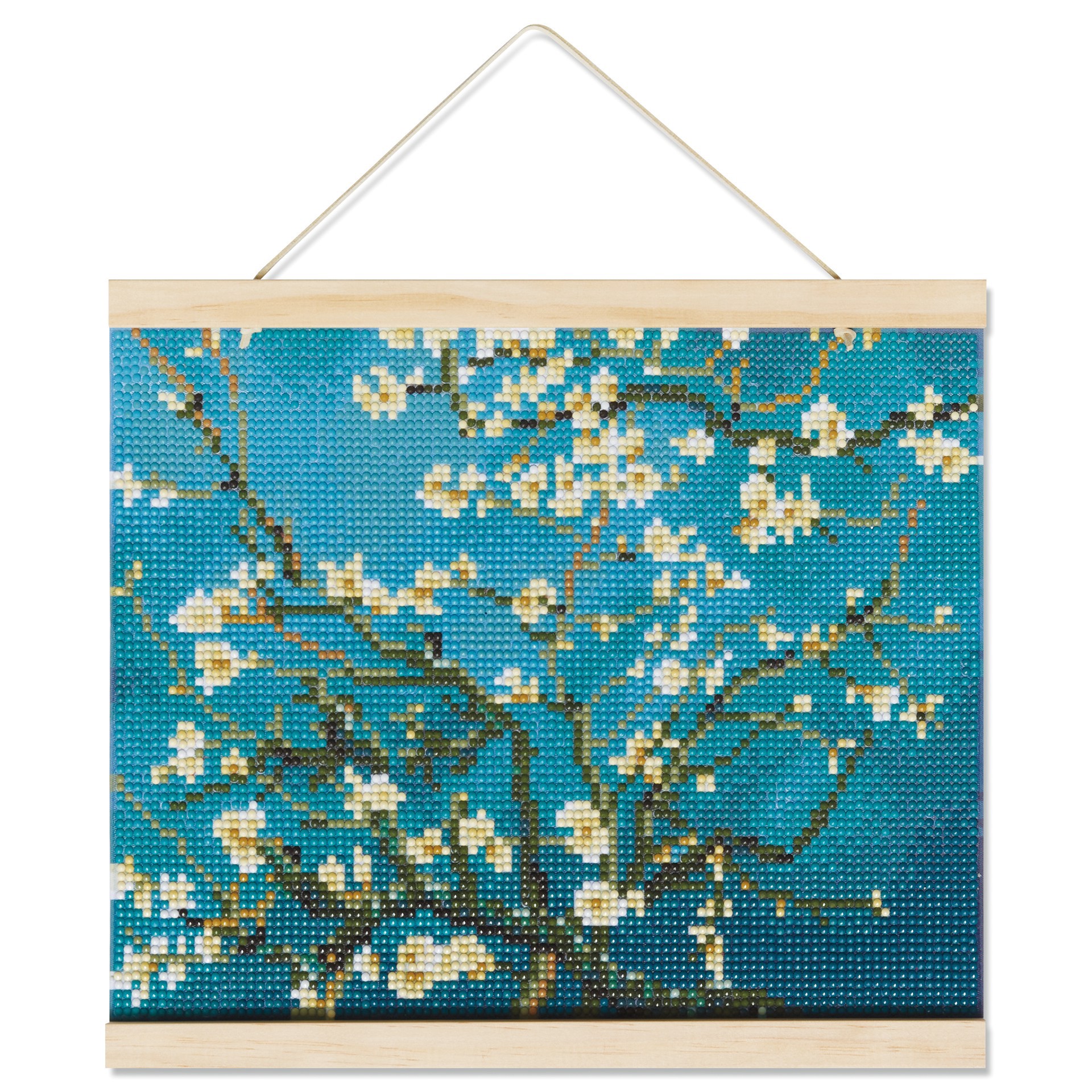 slide 2 of 7, Almond Blossom With Frame Diamond Art Kit By Make Market, 8.5 in x 11 in