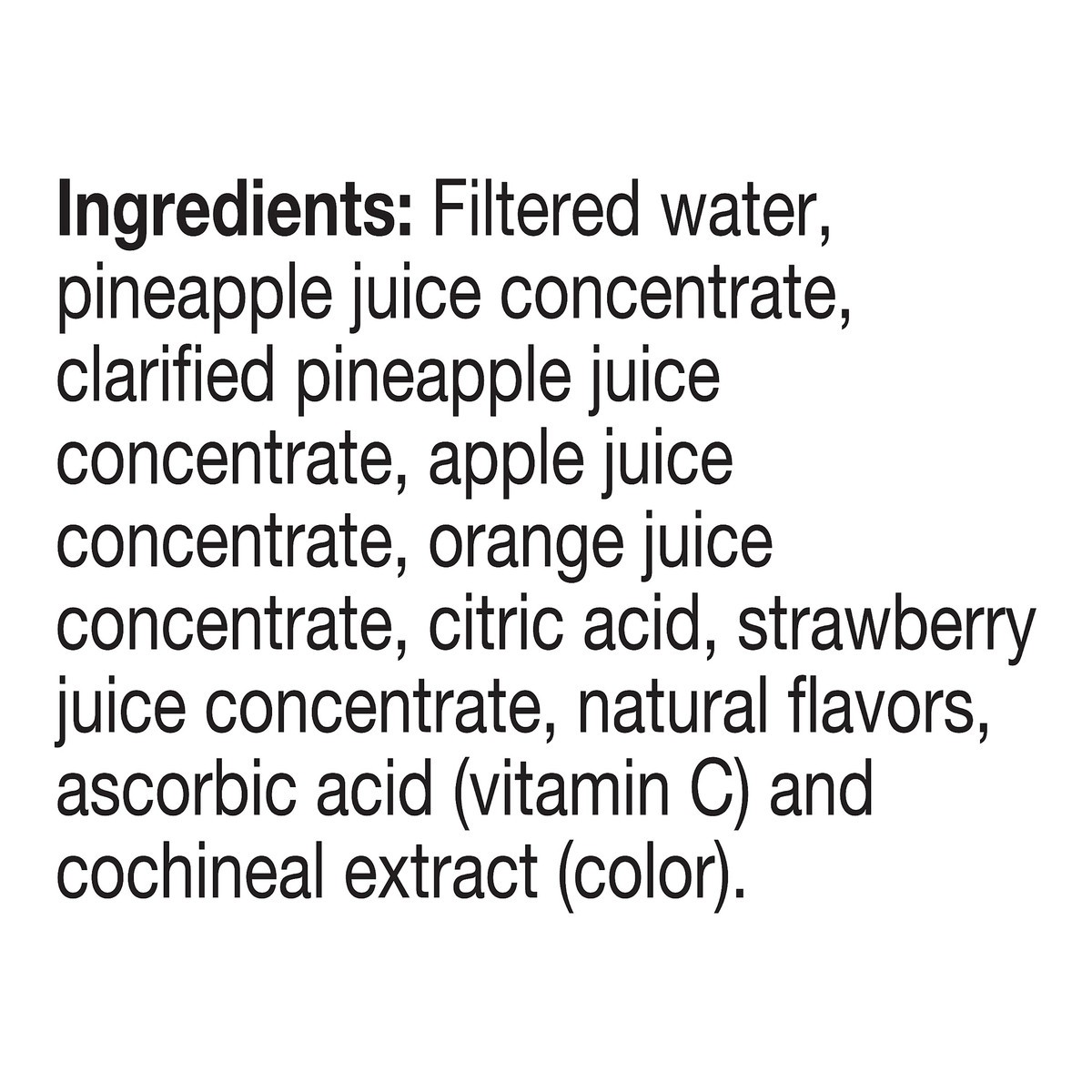 slide 4 of 10, Dole 100% Juice Flavored Blend Of Juices Pineapple Orange Strawberry 59 Fl Oz, 59 oz